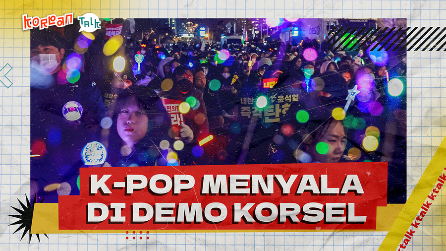 Video K-Talk: Musik K-Pop Jadi Api di Demo Pemakzulan Presiden Korsel