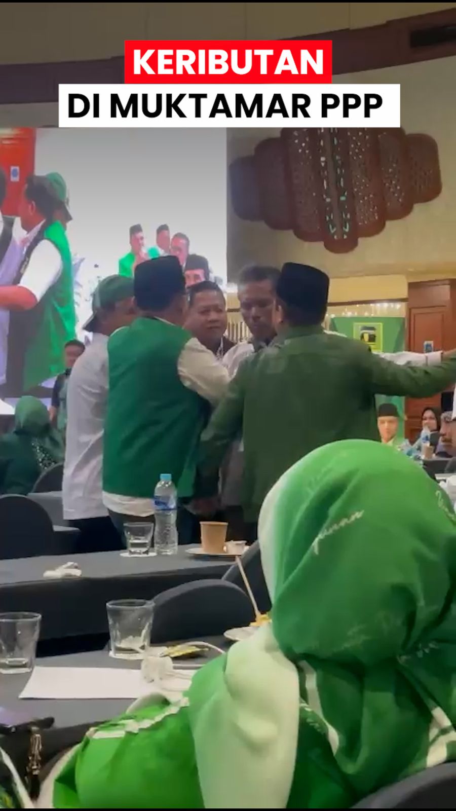 Video: Panas! Mukernas PPP di Ancol Sempat Diwarnai Keributan