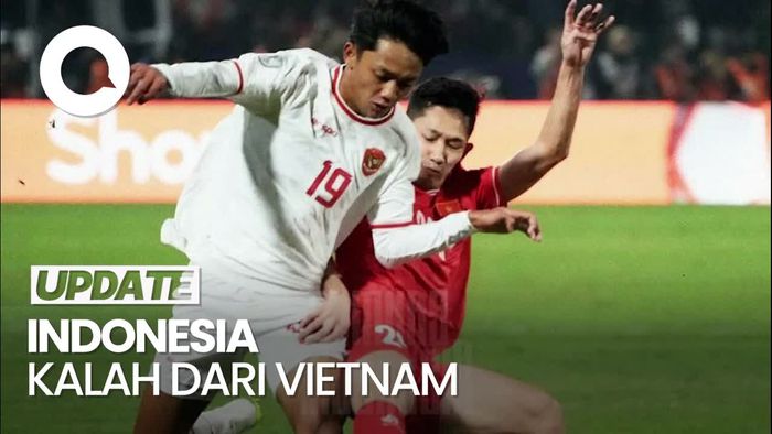 Video: Timnas Indonesia Keok 1-0 di Kandang Vietnam