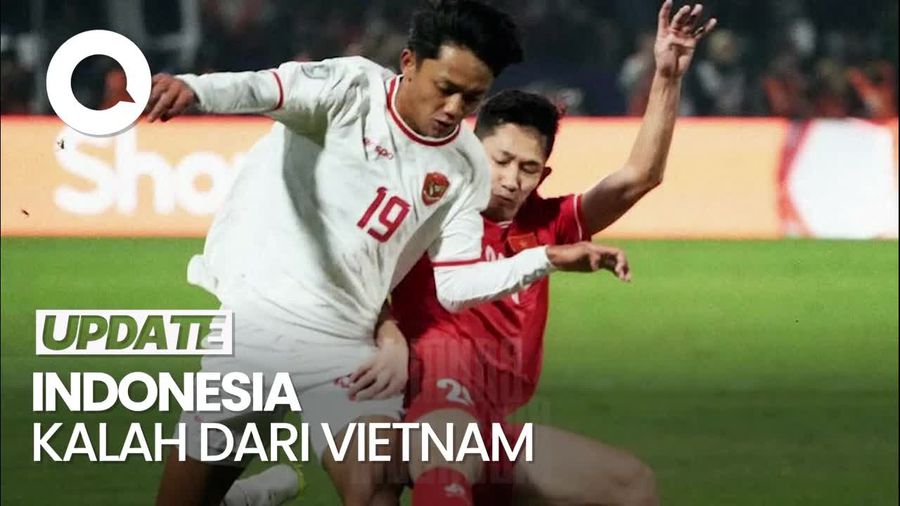 Video: Timnas Indonesia Keok 1-0 di Kandang Vietnam