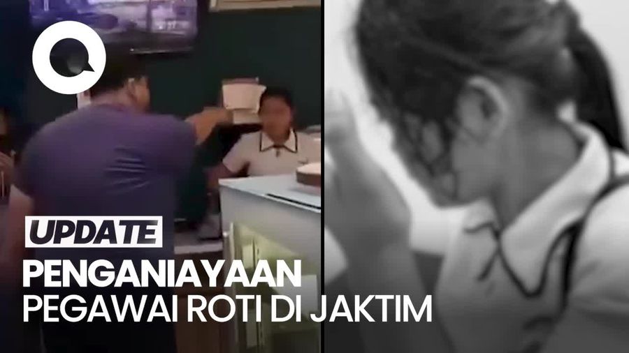 Video Detik-detik Pegawai Roti di Jaktim Dikepruk Kursi oleh Anak Bos