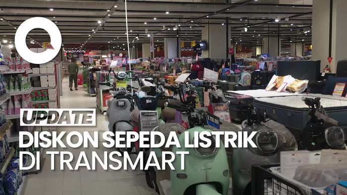 Transmart Full Day Sale Kembali, Sepeda Listrik Diskon hingga 45%!