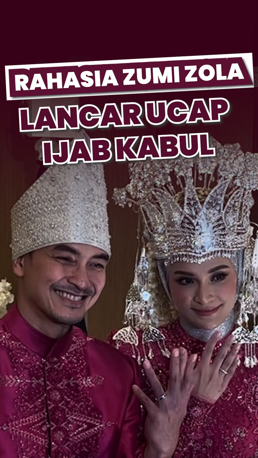 Video: Cerita Menarik di Akad Nikah Zumi Zola dan Putri Zulhas