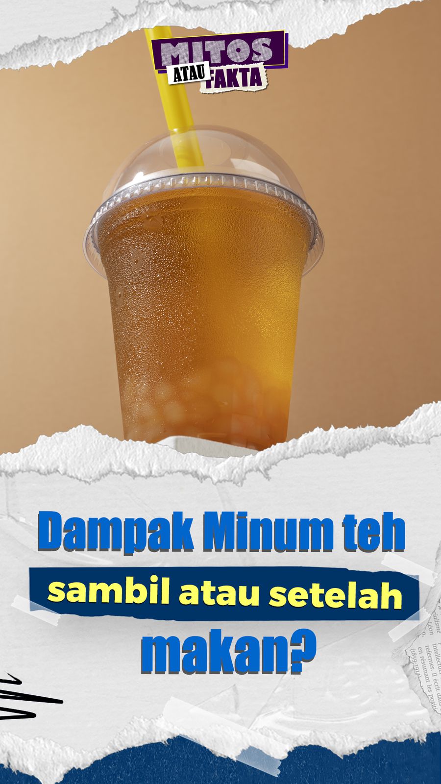Mitos atau Fakta: Minum Teh Sambil Makan Bisa Bikin Anemia