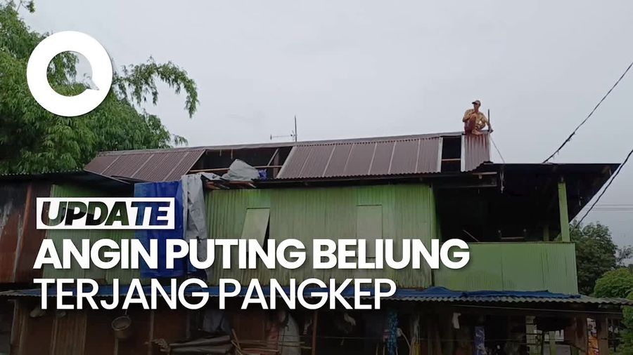 Video: Penampakan Rumah Warga Pangkep Rusak Diterjang Angin Puting Beliung