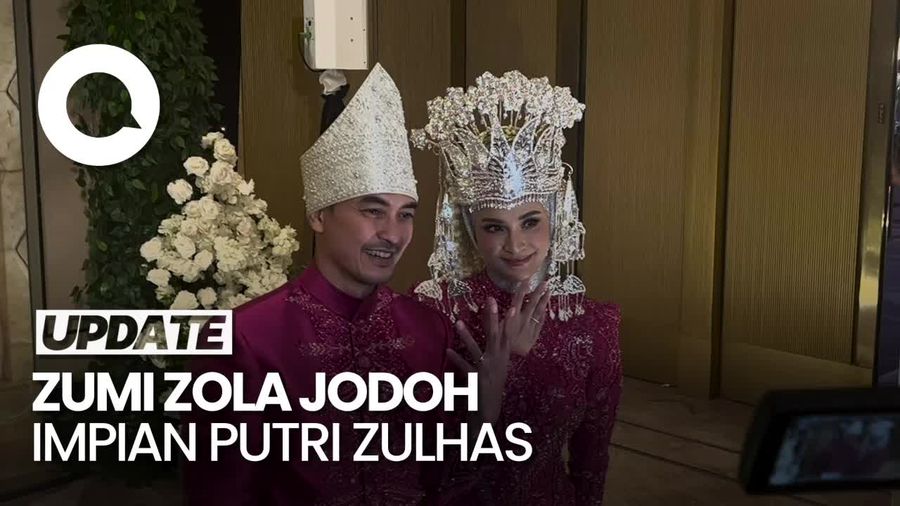 Video: Kebahagian Zumi Zola-Putri Zulkifli Hasan setelah Resmi Menikah