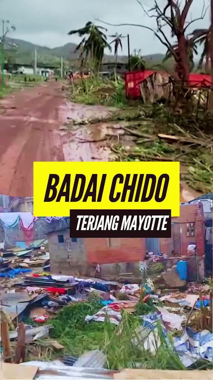 Video dari Udara: Kondisi Kepulauan Mayotte Prancis Dihantam Badai Chido