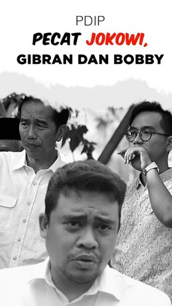Video: PDIP Resmi Pecat Jokowi, Gibran hingga Bobby Nasution