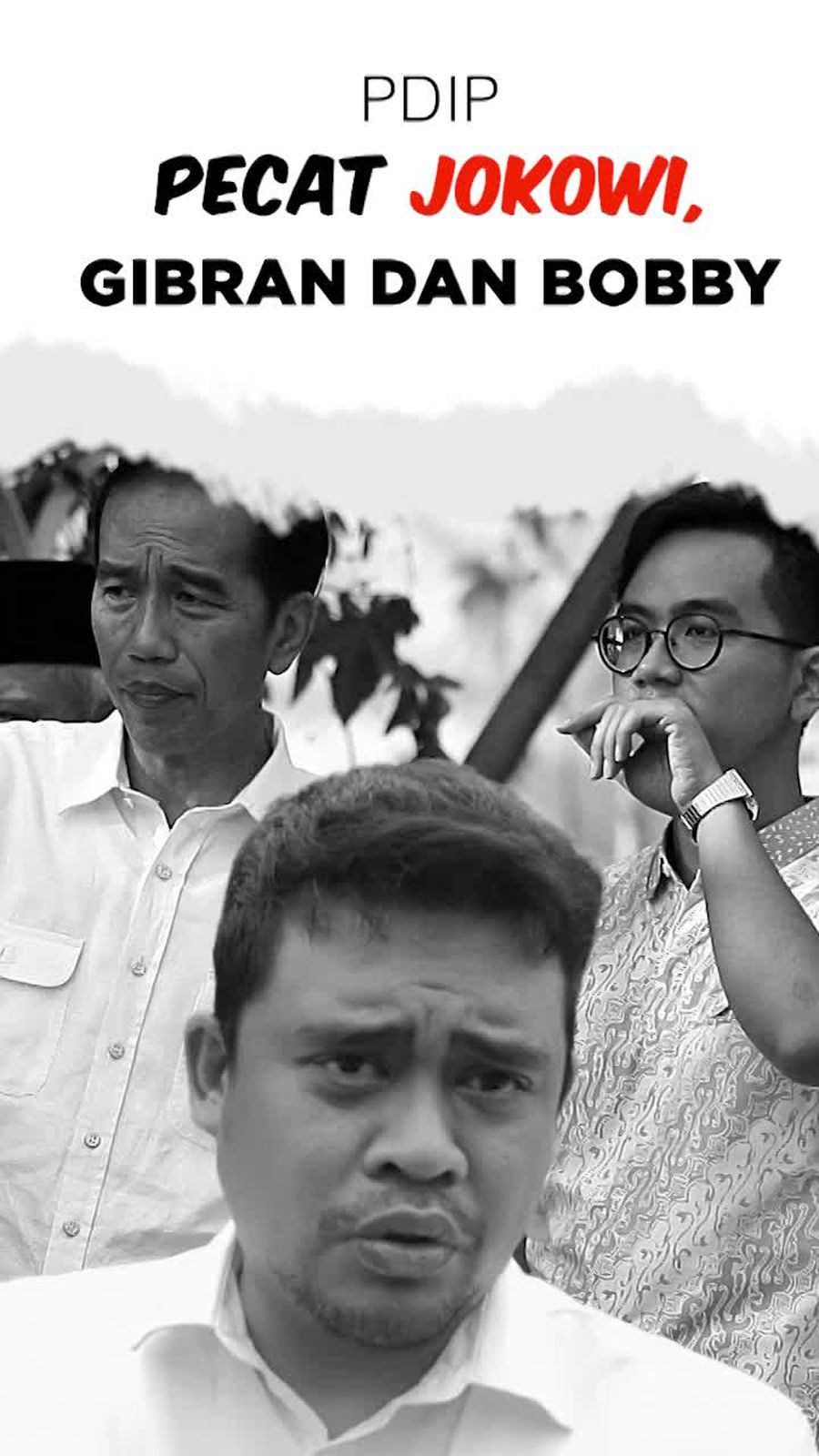 Video: PDIP Resmi Pecat Jokowi, Gibran hingga Bobby Nasution