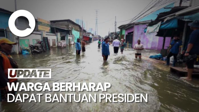 Video: Warga Berharap Prabowo Tinjau Langsung Banjir Rob di Muara Angke