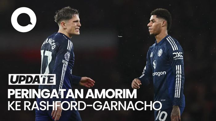 Video: Alasan Amorim Coret Rashford dan Garnacho di Derby Manchester