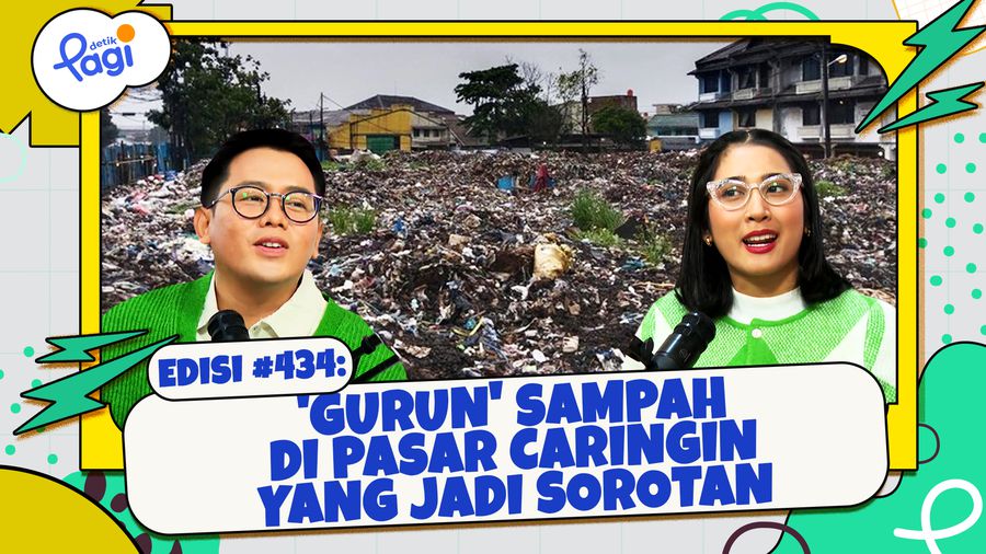 Gurun Sampah di Pasar Caringin yang Jadi Sorotan