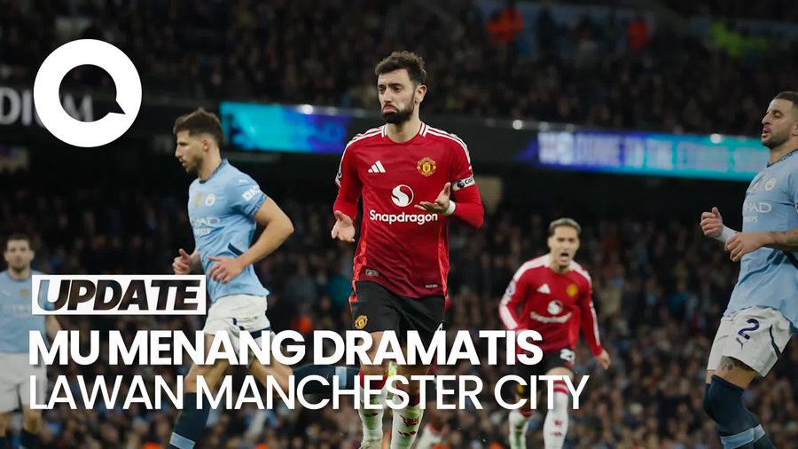 Video: Saat MU Bungkam Manchester City di Etihad Stadium