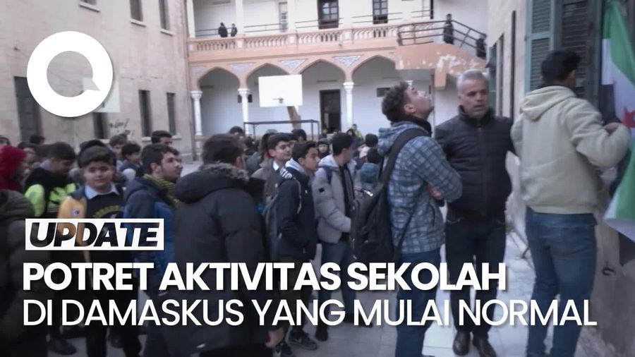 Video: Sekolah di Suriah Kembali Dibuka Seusai Rezim Bashar Al-Assad Tumbang