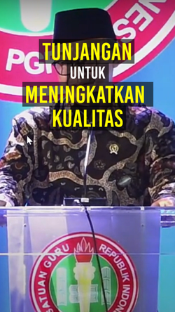 Video Abdul Muti Minta Maaf soal Kenaikan Tunjangan Guru Tak Sesuai Ekspektasi