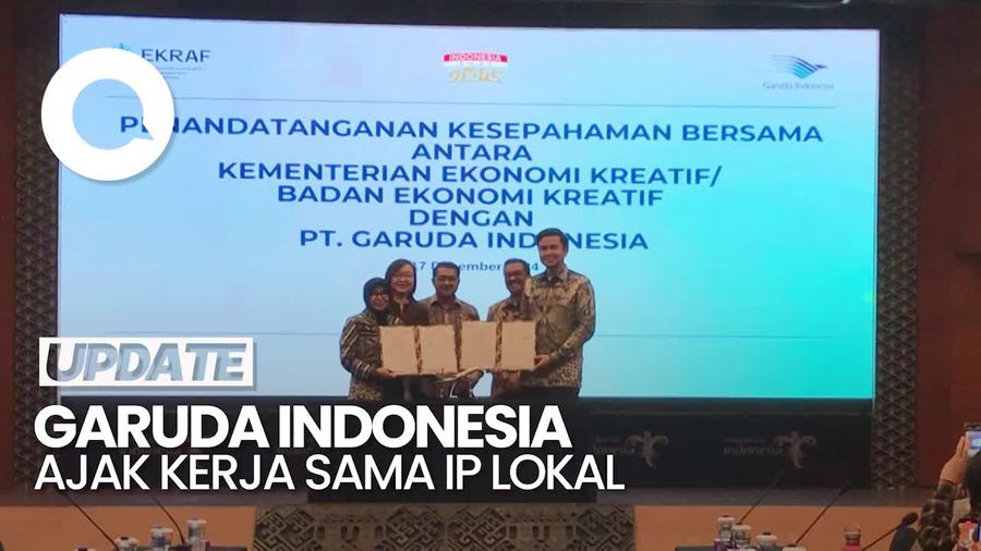 Video: Garuda Indonesia Berikan Peluang Kerja Sama kepada IP Lokal