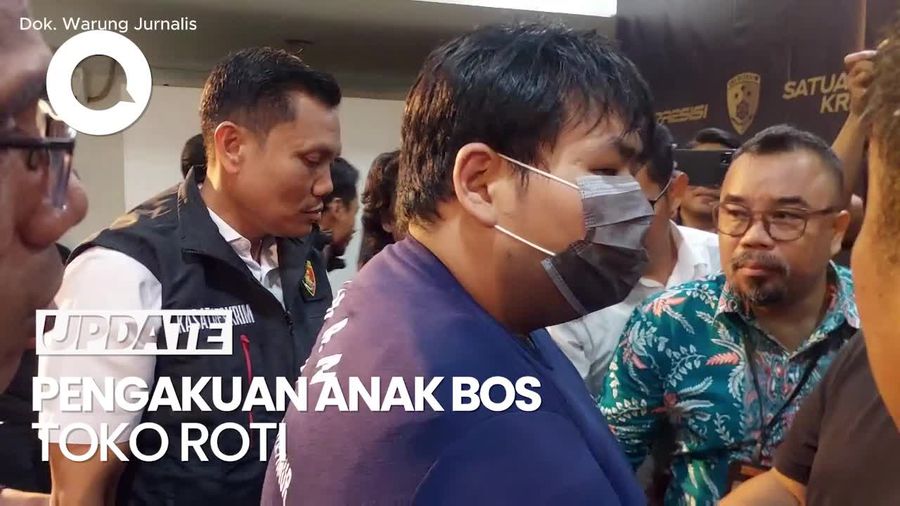 Video Pengakuan Anak Bos Toko Roti Seusai Jadi Tersangka: Saya Khilaf
