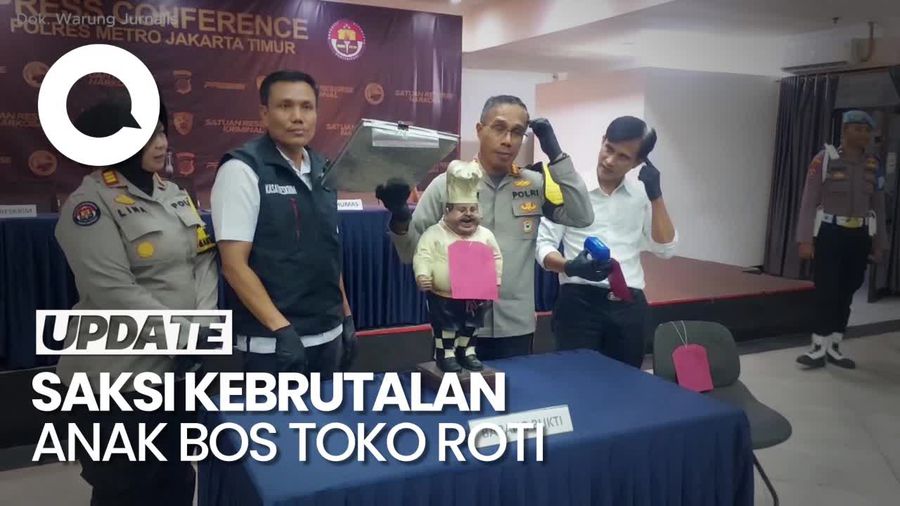 Video Deretan Benda Saksi Kebrutalan Anak Bos Toko Roti Penganiaya Karyawati