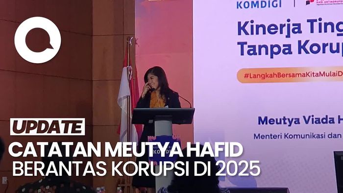 Video Berantas Korupsi di Komdigi, Meutya Hafid: Kita Harus Mau Berubah