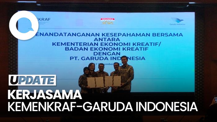 Video Kemenkraf-Garuda Indonesia Kolaborasi Kembangkan Ekonomi Kreatif