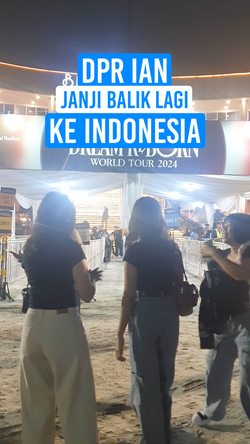 Video DPR IAN Seusai Konser di Indonesia: Will Miss You Sayang!
