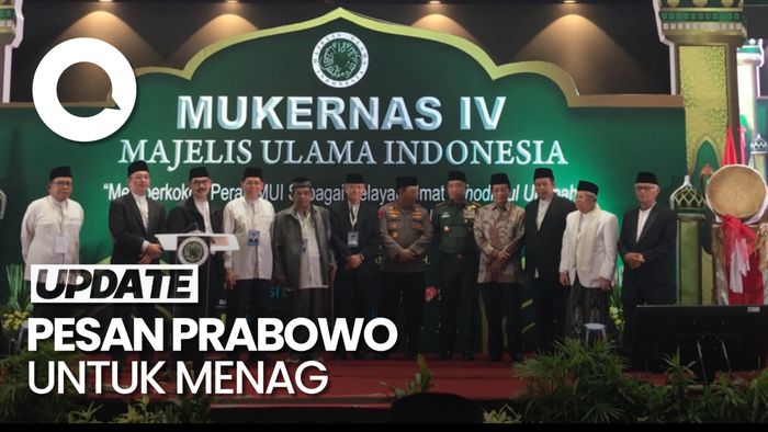 Video Menag Ungkap Pesan Prabowo: Rajin Sowan ke Tokoh Agama
