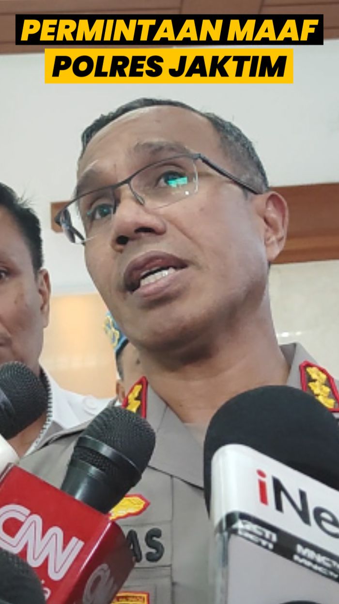 Video Kapolres Jaktim Minta Maaf Lambat Tangani Kasus Anak Bos Toko Roti