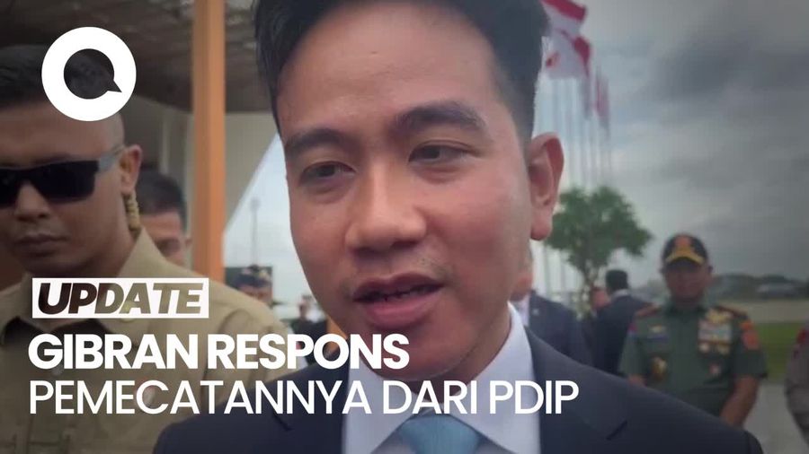 Video Gibran Tanggapi Kabar Dirinya Dipecat PDIP: Saya Fokus Bantu Presiden