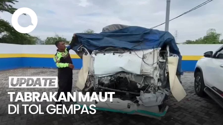 Video: Mobil Pikap Tabrak Truk di Tol Gempas, Tiga Orang Tewas