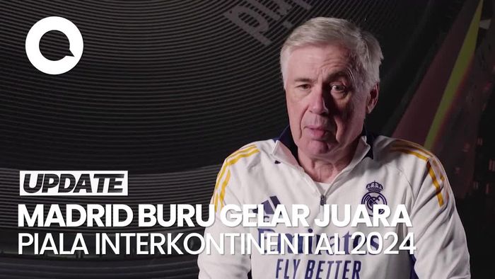 Video Ancelotti: Madrid Wajib Tutup 2024 dengan Gelar Juara Piala Interkontinental