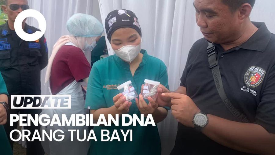 Video: Polri Ambil Sampel DNA Jenazah Bayi Diduga Tertukar