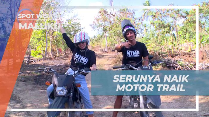 Menyusuri Medan Menantang dengan Motor Trail Menuju Batu Yadin, Maluku