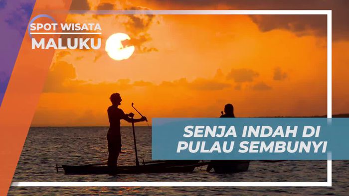 Mengabadikan Keindahan Senja di Pulau Sembunyi, Maluku