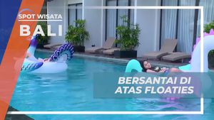 Bersantai di Atas Floatis Nikmati Suasana Bali yang Santai