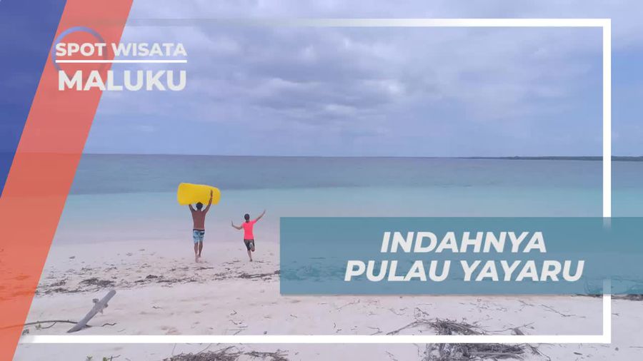 Menyusuri Hamparan Pasir Putih Pulau Yayaru, Maluku