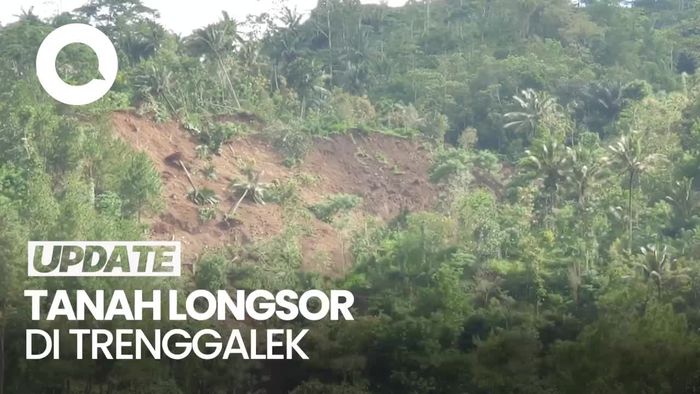 Video Tanah Longsor di Trenggalek, Warga Berbondong-bondong Mengungsi
