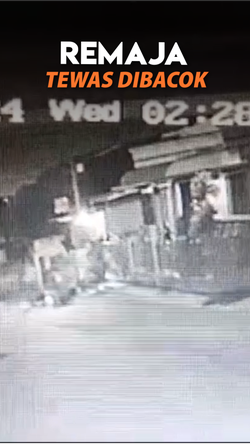 Video CCTV Remaja di Bandar Lampung Tewas Dibacok Kelompok Pemuda Bersajam