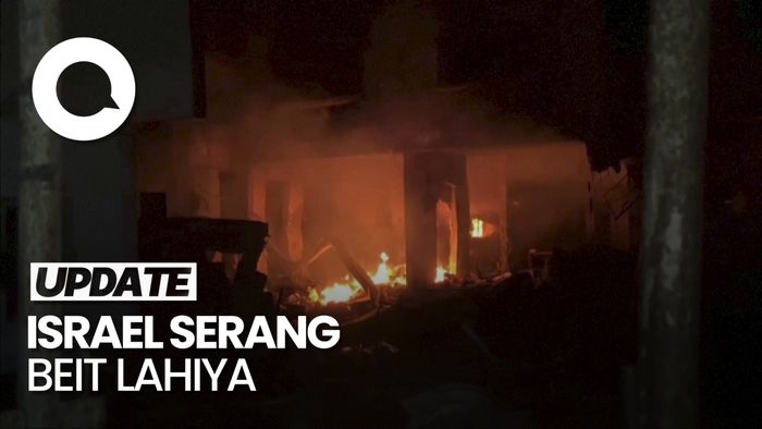 Video: Israel Bombardir Kota Beit Lahiya, 10 Orang Tewas