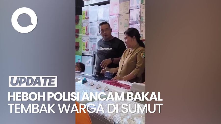 Video: Viral Polisi Ancam Tembak Warga di Tebing Tinggi, Propam Turun Tangan
