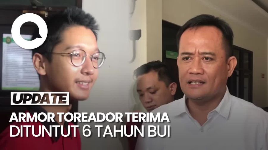 Video: Respons Armor Toreador Dituntut 6 Tahun Penjara