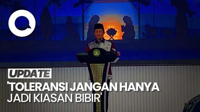 Video Menag Singgung Toleransi di Seminar Natal: Jangan Hanya Jadi Kiasan Bibir 