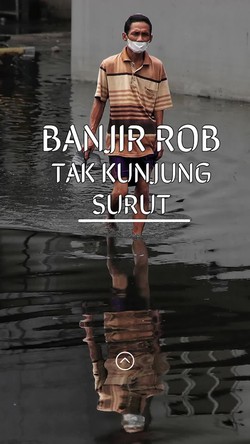 Video: Sepekan Dilanda Banjir Rob, Warga Muara Angke Mulai Terserang Diare 