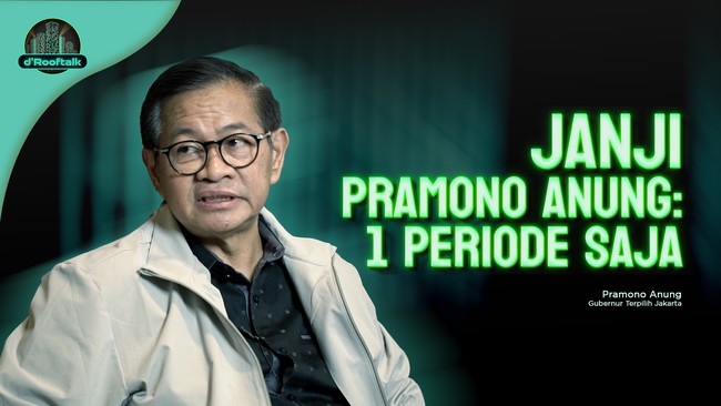 Janji Pramono Anung: 1 Periode Saja