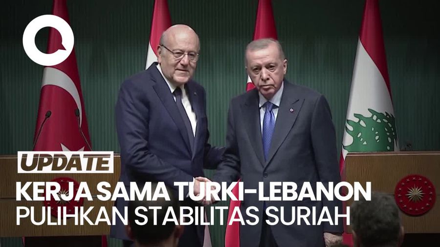 Video: Turki-Lebanon Sepakat Pulihkan Stabilitas Suriah yang Digempur Israel