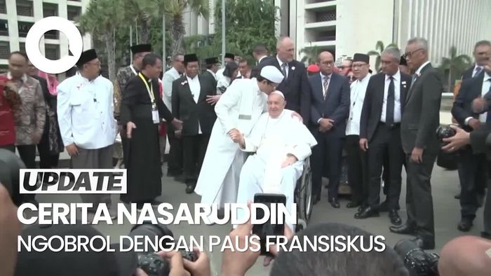 Video: Cerita Nasaruddin Umar Ngobrol dengan Paus Fransiskus Pakai Bahasa Arab