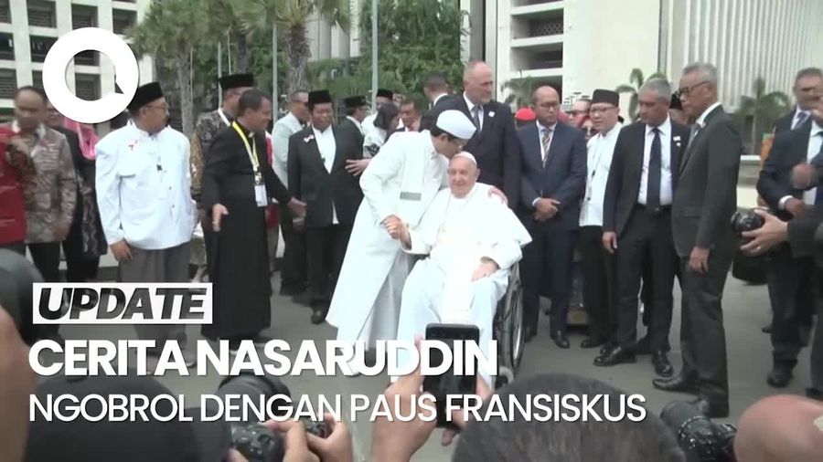 Video: Cerita Nasaruddin Umar Ngobrol dengan Paus Fransiskus Pakai Bahasa Arab