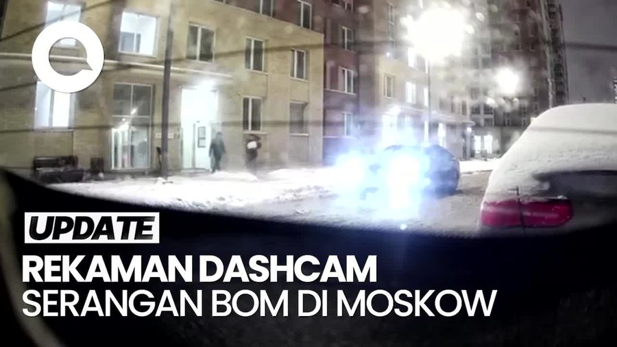Video: Detik-detik Ledakan Bom yang Menewaskan Jenderal Rusia di Moskow
