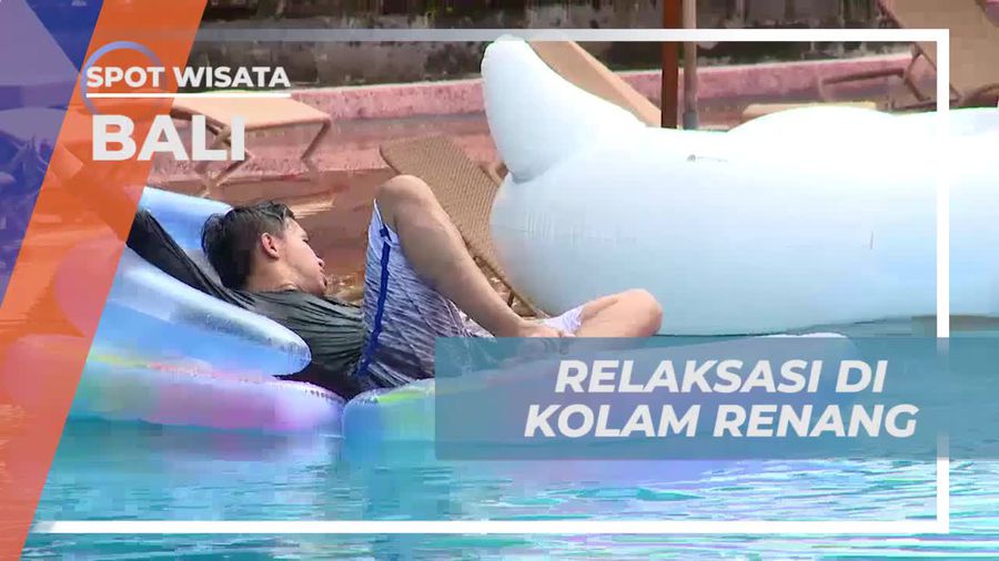 Menikmati Relaksasi di Kolam Renang Kamandalu, Bali