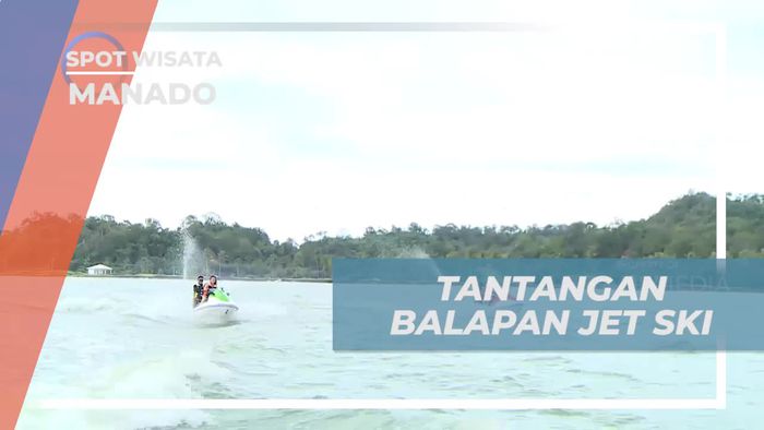 Serunya Balapan Jet Ski di Laut Manado
