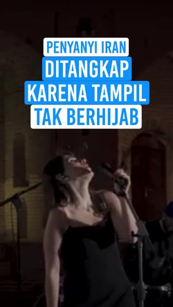Video: Cuplikan Penampilan Penyanyi Iran Sebelum Ditangkap Karena Tak Berhijab